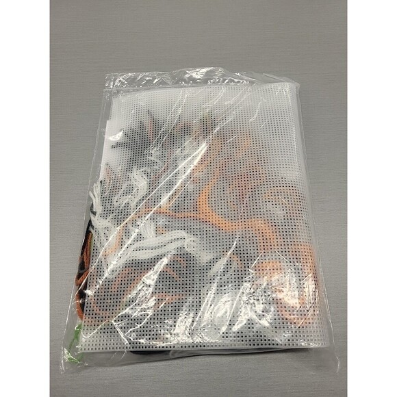 Halloween Fall Mummy's Candy Dish NEW ARTS & CRAFT Needlepoint Plastic Canvas - Picture 4 of 4